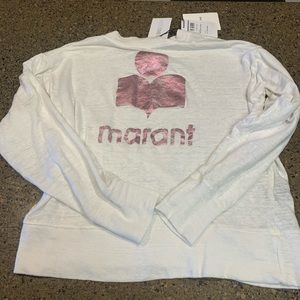 Marant linen long sleeve shirt size small